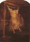 REMBRANDT Harmenszoon van Rijn, The Slaughterd Ox (mk08)